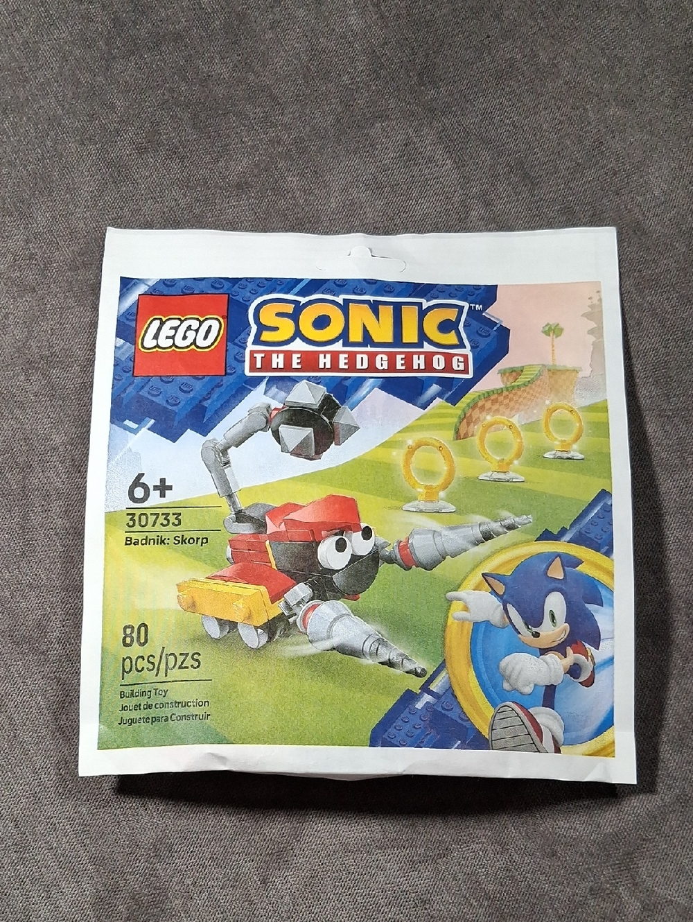 Lego Sonic The Hedgehog Badnik: Skorp 30733 80 Pieces Age 6+ NEW